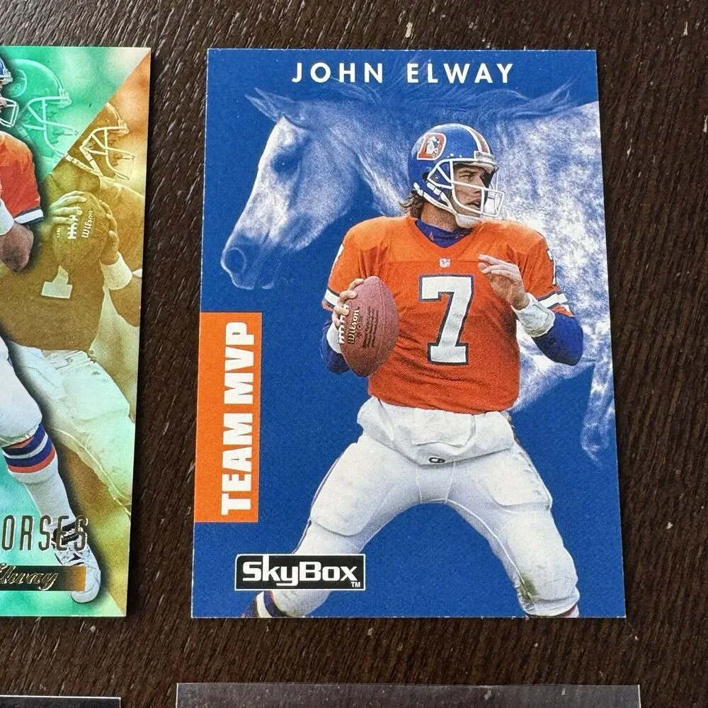 John Elway 12 Card Lot NM w 1996 Pinnacle Summit Quarter Horses Denver Broncos - Picture 5 of 13